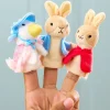 Peter Rabbit Finger Puppet Trio