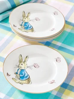 Peter Rabbit Porcelain Salad Plate, Set of 4