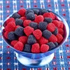 Petite Strawberry and Blueberry Nonpareil Gummy Drops