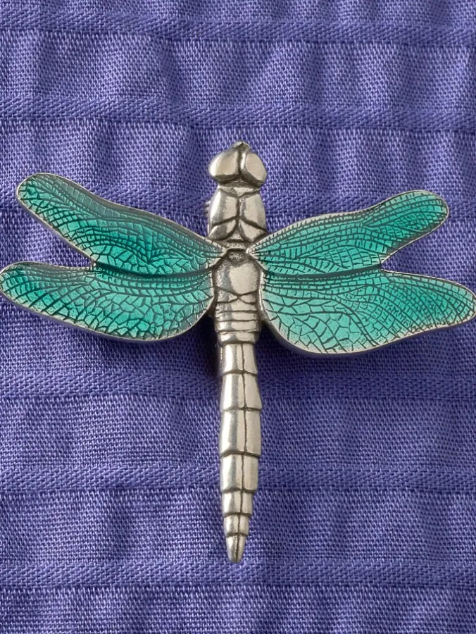 Pewter Dragonfly Brooch