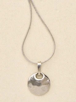 Pewter Serenity Pendant Necklace