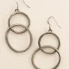 Pewter Watusi Drop Earrings