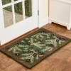 Pine Cone Forest Hooked Wool Rug
