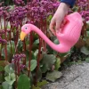 Pink Flamingo Watering Can