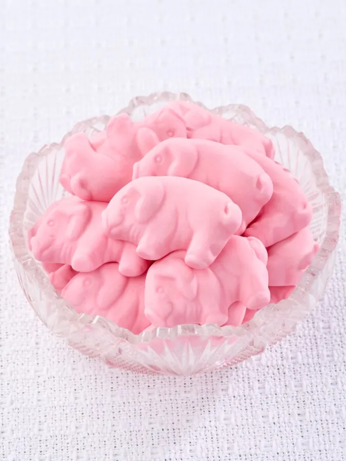 Pink Piglet Gummies, 1.5 Pound Bag