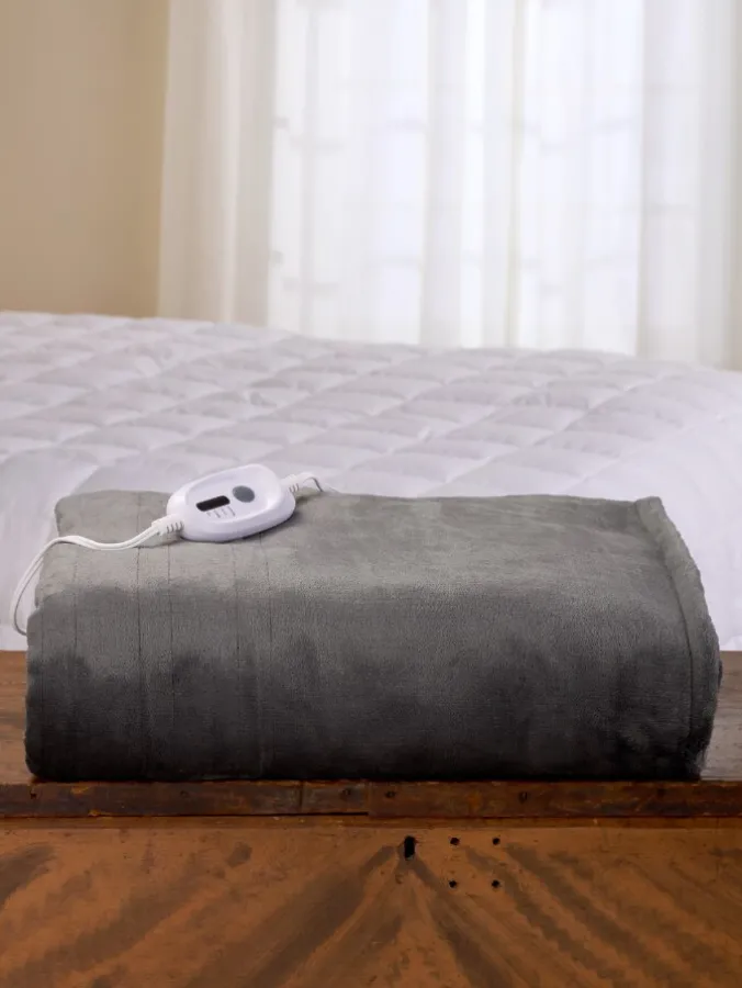 Plush Fleece Electric Heated Blanket
