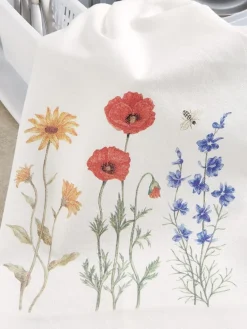 Poppy Flour Sack Cotton Towel
