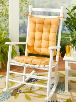 Porchside Never-Flatten Indoor/Outdoor Rocker Chair Cushion Set