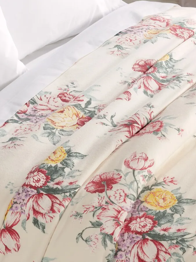 Portuguese Cotton Flannel Print Sheet-Blanket