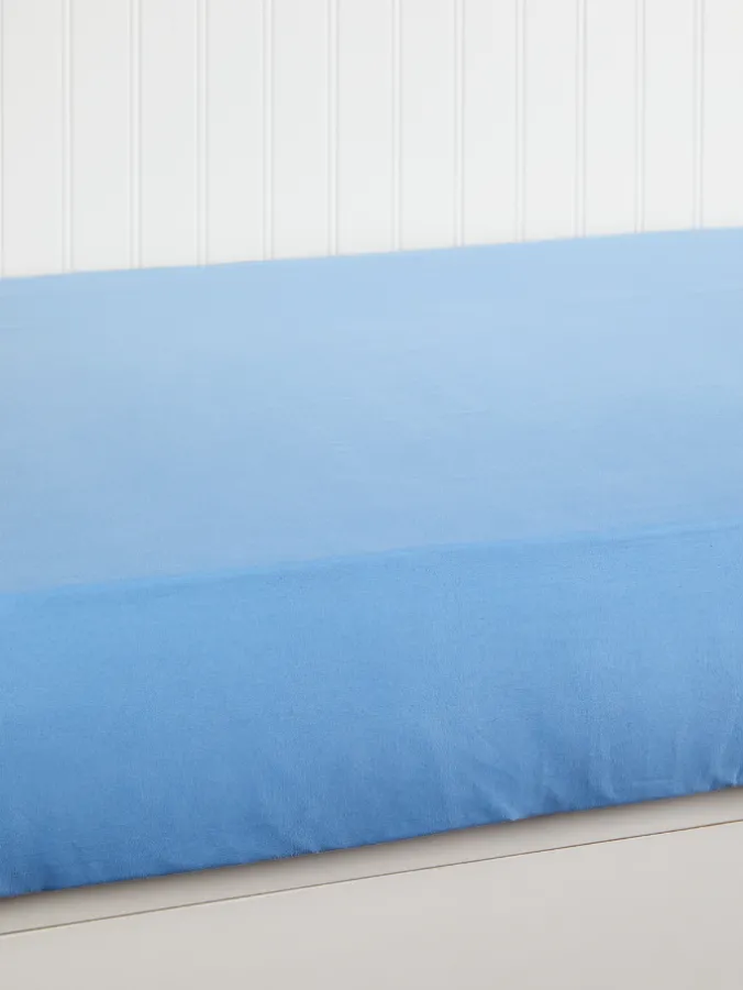 Portuguese Cotton Percale Fitted Crib Sheet