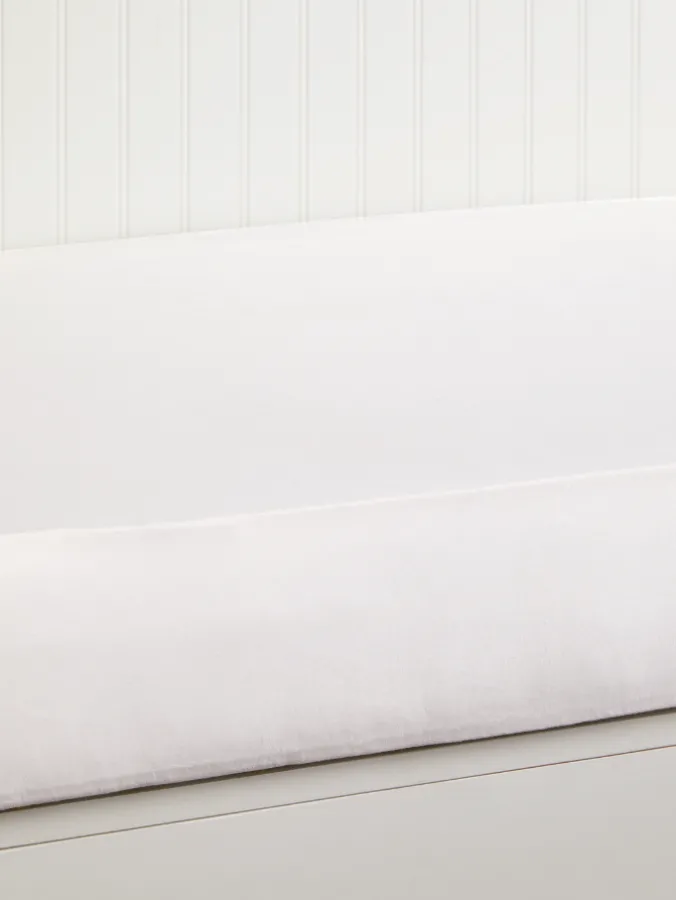 Portuguese Cotton Percale Fitted Crib Sheet