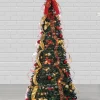 Pre-Lit Artificial Pop-Up Holiday Dream Decorated Christmas Tree