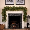 Pre-Lit Golden Glow Artificial Mixed Cedar Garland