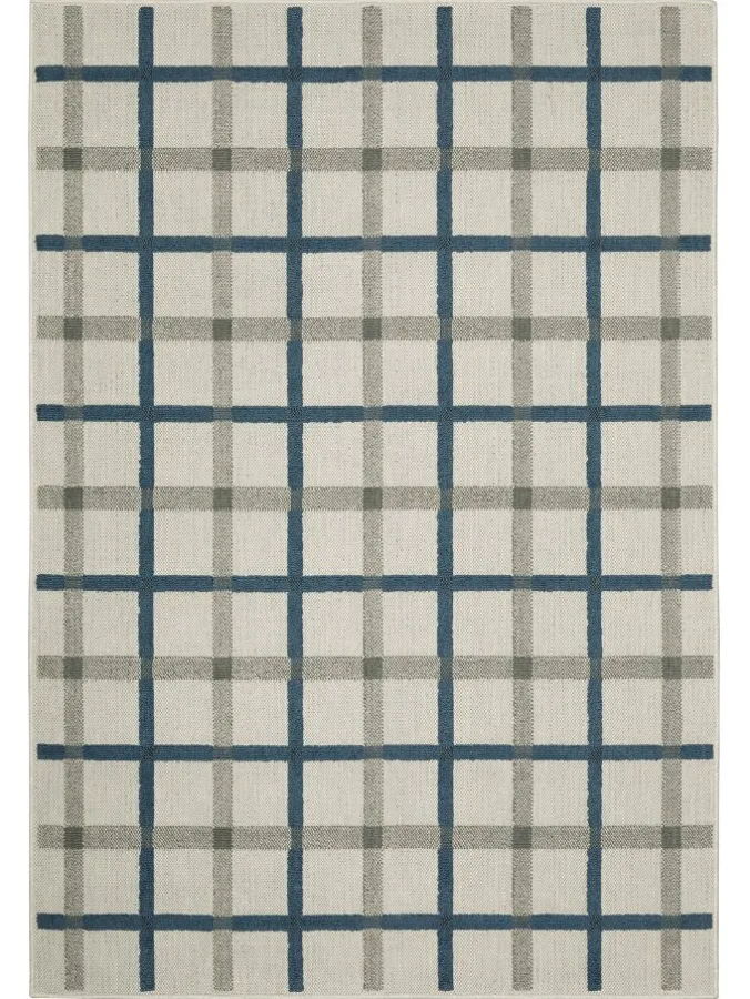Provincial Plaid Indoor/Outdoor Area Rug