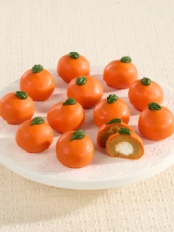 Pumpkin Petit Fours, 12 Mini Cakes