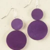 Purple Sunset Double Drop Earrings