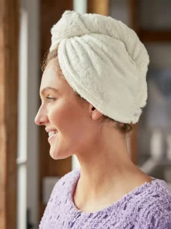 Quick-Dry Bamboo Hair Wrap Towel
