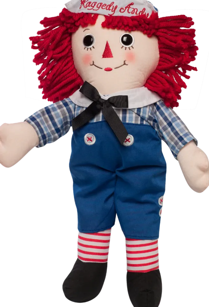 Raggedy Ann or Andy Classic Doll, 16 Inch