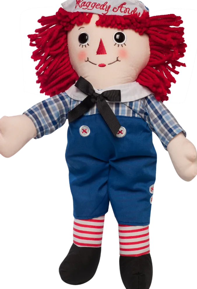 Raggedy Ann or Andy Classic Doll, 16 Inch