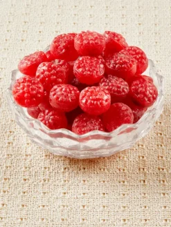 Raspberry Hard Candy Filled With Chocolate, 1 Pound Bag