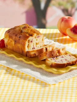 Raspberry Peach Melba Loaf Cake by Mildred's® Baked Goods