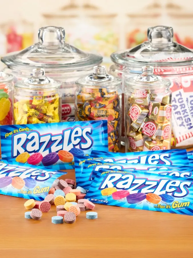 Razzles Candy Gum, Set of 8
