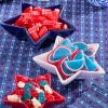 Red, White, and Blue Serving Bowl Set