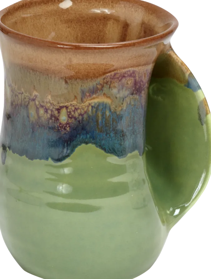 Right-Handed Handwarmer Pottery Mug