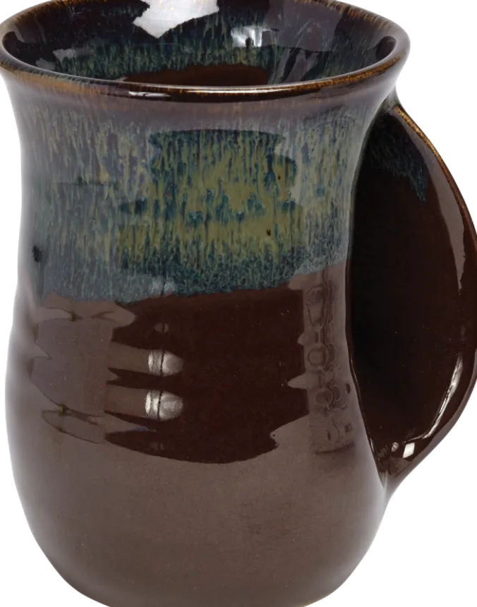 Right-Handed Handwarmer Pottery Mug