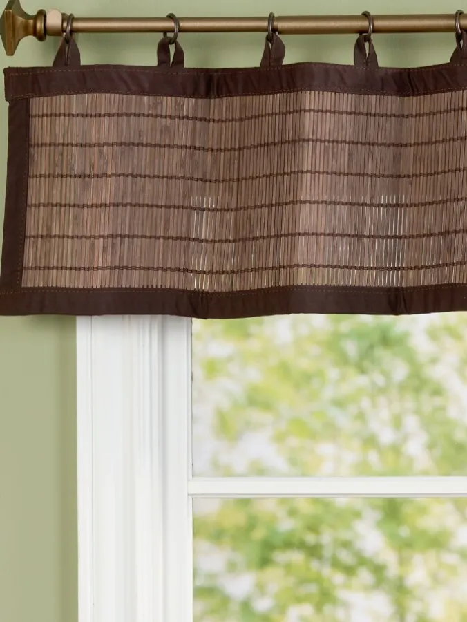 Ring Top Bamboo Valance