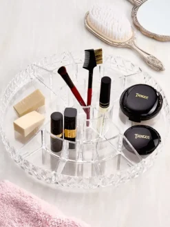 Rotating Round Makeup Organizer