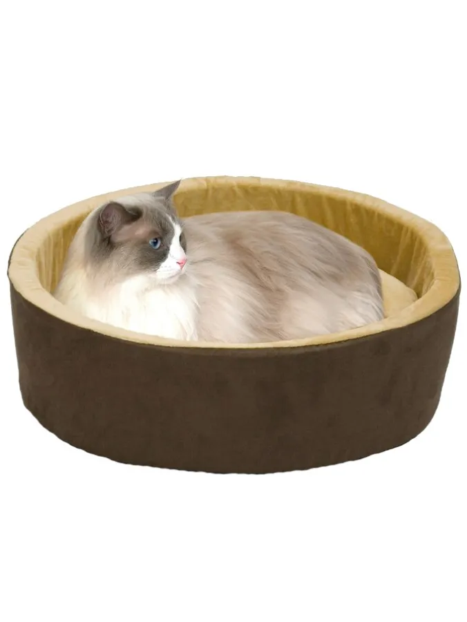 Round Thermo Heated Pet Bed