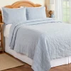 Royal Gardens Cotton Matelasse Coverlet or Pillow Sham Pair