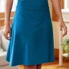 Ruched-Waist Knit Skirt
