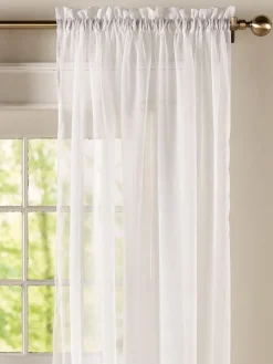 Sandy Semi-Sheer Rod Pocket Panel