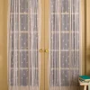 Seaside Lace Rod Pocket Door Panel