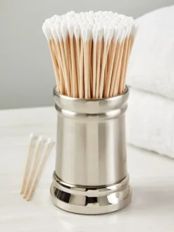 Set of 3 Extra-Long Wooden Stick Cotton Swabs, 200 Count