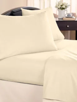 Shallow Pocket Portuguese Cotton Flannel Sheet Set