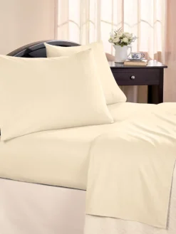 Shallow Pocket Portuguese Cotton Flannel Sheet Set