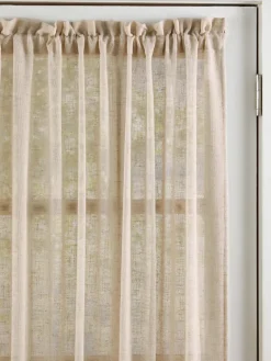 Sheer Linen Rod Pocket Door Panel by Country Curtains®