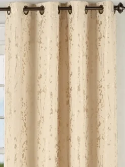 Shimmery Scenic Silhouettes Lined Grommet Top Panel