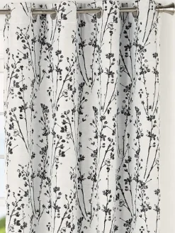 Shimmery Scenic Silhouettes Lined Grommet Top Panel