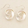 Silver Circle Wire Earrings
