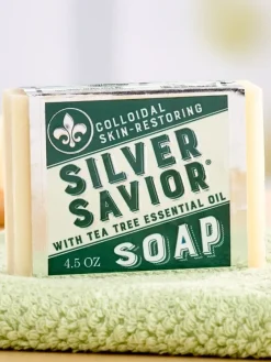 Silver Savior Colloidal Soap With Tea Tree Oil