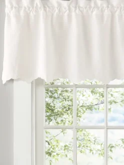 Simply Solid Rod Pocket Tailored Valance