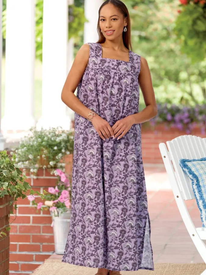 Sleeveless Ankle-Length Muumuu