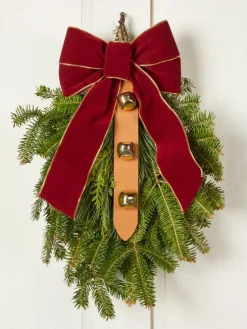 Sleigh Bell 16 Inch Fresh Balsam Christmas Swag