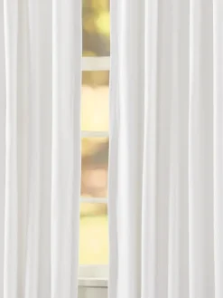 Soft Chevron Lined Rod Pocket Long Panel With Back Tabs