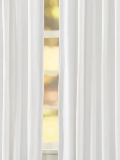 Soft Chevron Lined Rod Pocket Long Panel With Back Tabs