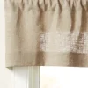 Soft Linen Rod Pocket Tailored Valance